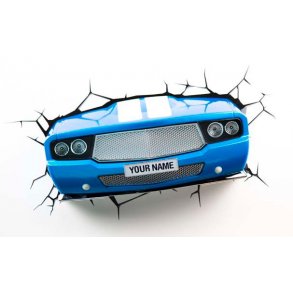 3D deko væglamper
